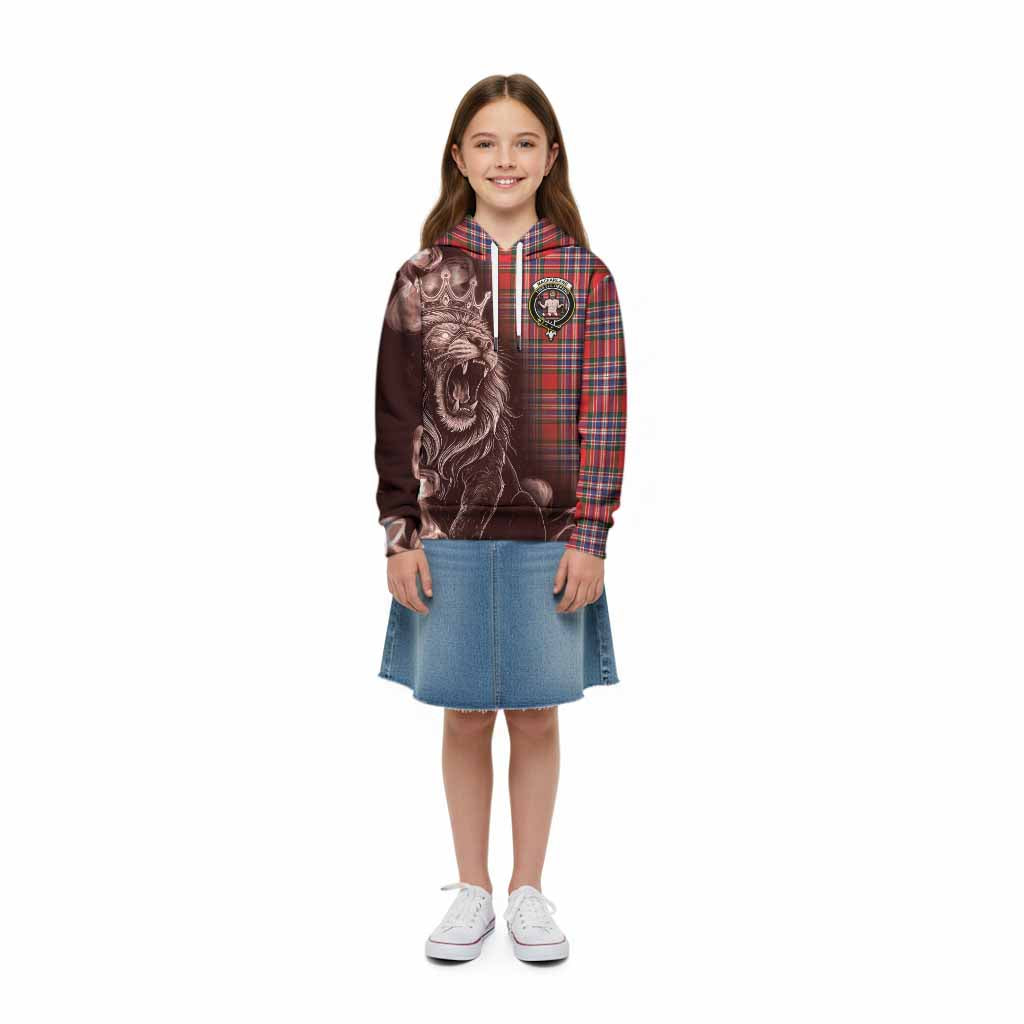 MacFarlane (McFarlane) Tartan Kid Hoodie Roaring Lion Heritage