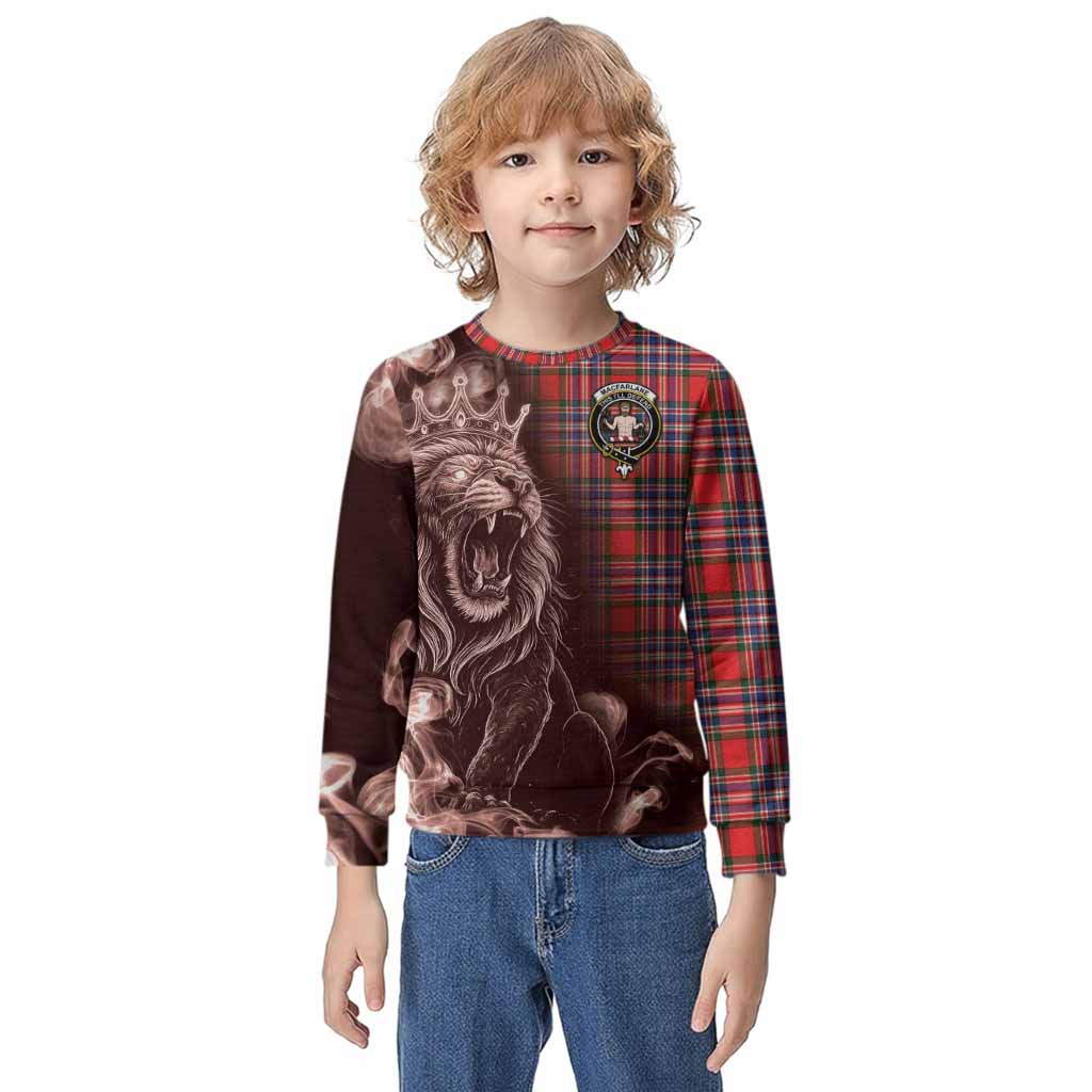 MacFarlane (McFarlane) Tartan Kid Knitted Sweatshirt Roaring Lion Heritage