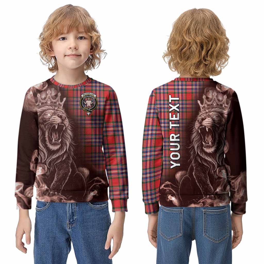 MacFarlane (McFarlane) Tartan Kid Knitted Sweatshirt Roaring Lion Heritage
