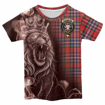 MacFarlane (McFarlane) Tartan Kid T-shirt Roaring Lion Heritage