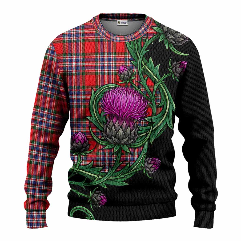 MacFarlane (McFarlane) Tartan Knitted Sweater Resilient Scottish Thistle Unisex - Tartan Vibes Clothing