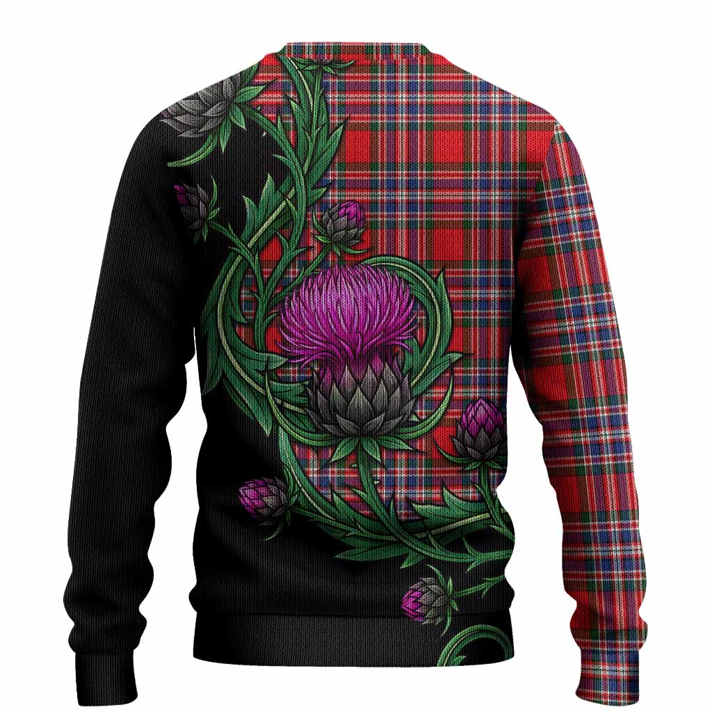 MacFarlane (McFarlane) Tartan Knitted Sweater Resilient Scottish Thistle - Tartan Vibes Clothing
