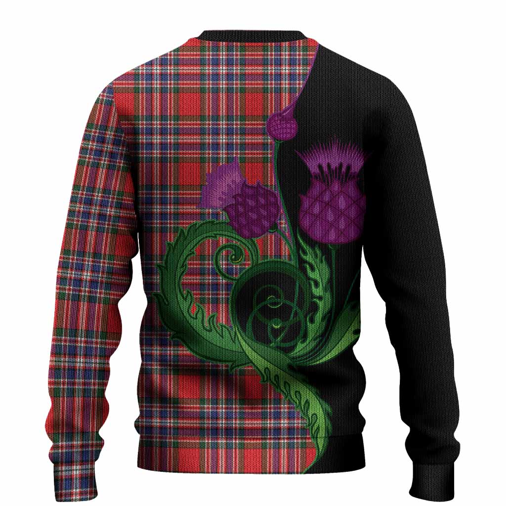 MacFarlane (McFarlane) Tartan Knitted Sweater Traditional Scottish Thistle