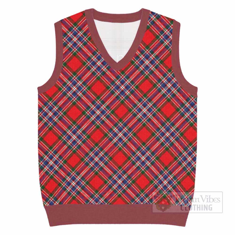 MacFarlane (McFarlane) Tartan  Knitted V-Neck Vest Cross Style