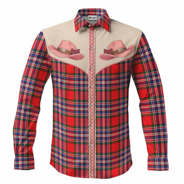 MacFarlane (McFarlane) Tartan Long Sleeve Button Shirts Wee Coo Cowgirl Cute Style Men's Shirt S - Tartan Vibes Clothing
