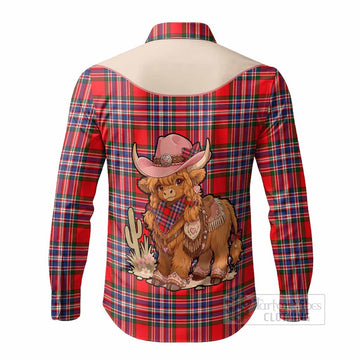 MacFarlane (McFarlane) Tartan Long Sleeve Button Shirts Wee Coo Cowgirl Cute Style - Tartan Vibes Clothing