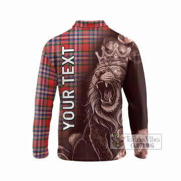 MacFarlane (McFarlane) Tartan Long Sleeve Polo Shirt Roaring Lion Heritage