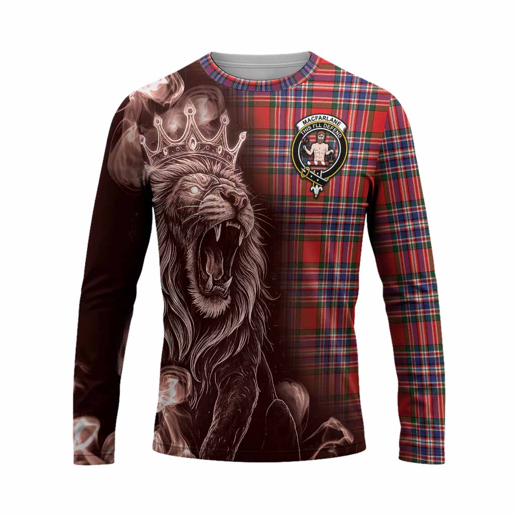 MacFarlane (McFarlane) Tartan Long Sleeve T-Shirt Roaring Lion Heritage