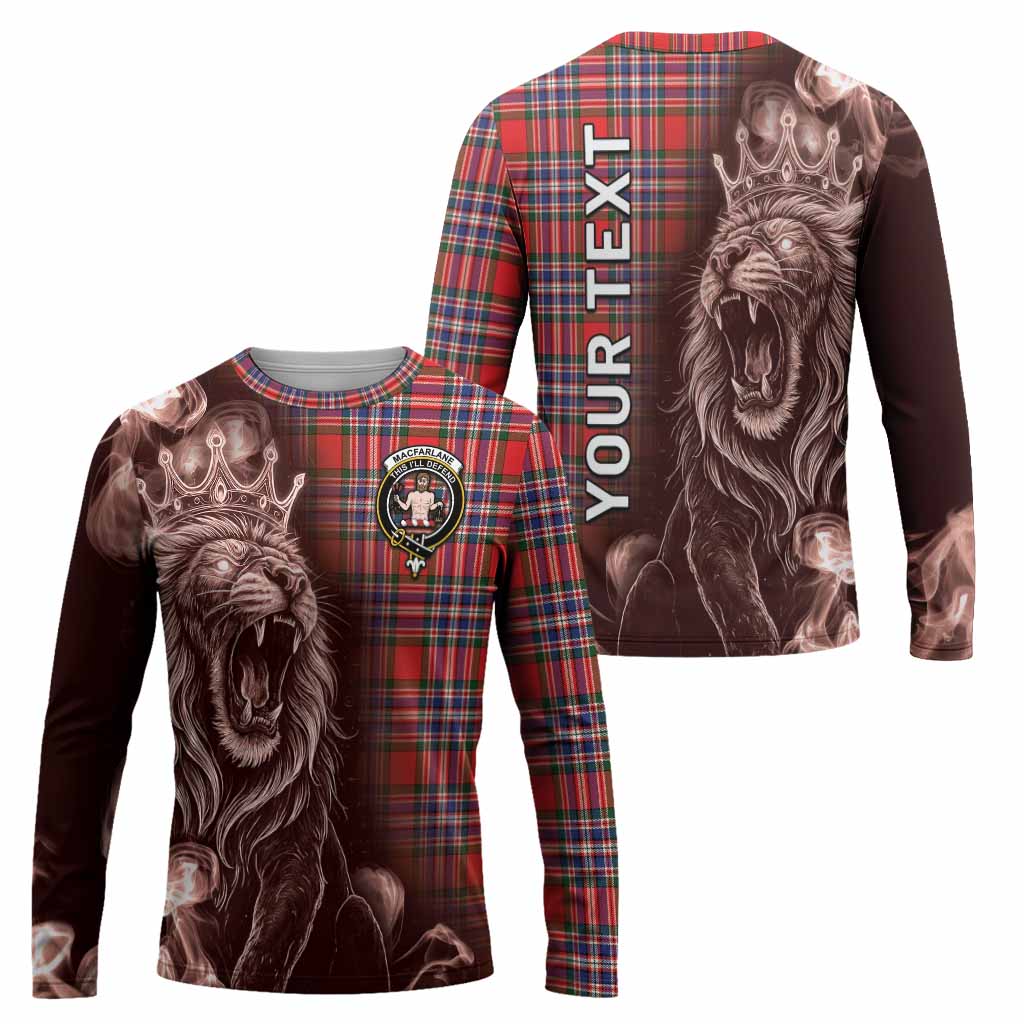MacFarlane (McFarlane) Tartan Long Sleeve T-Shirt Roaring Lion Heritage