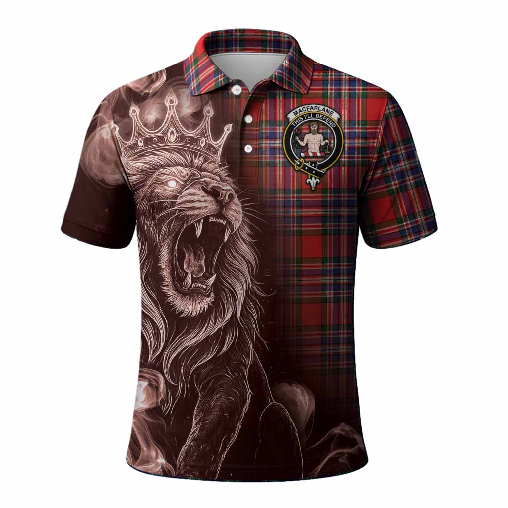 MacFarlane (McFarlane) Tartan Polo Shirt Roaring Lion Heritage