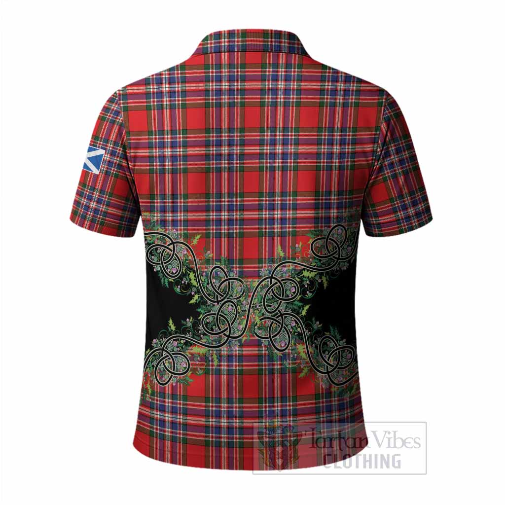 MacFarlane (McFarlane) Tartan Polo Shirt Thistle Scottish Spirit