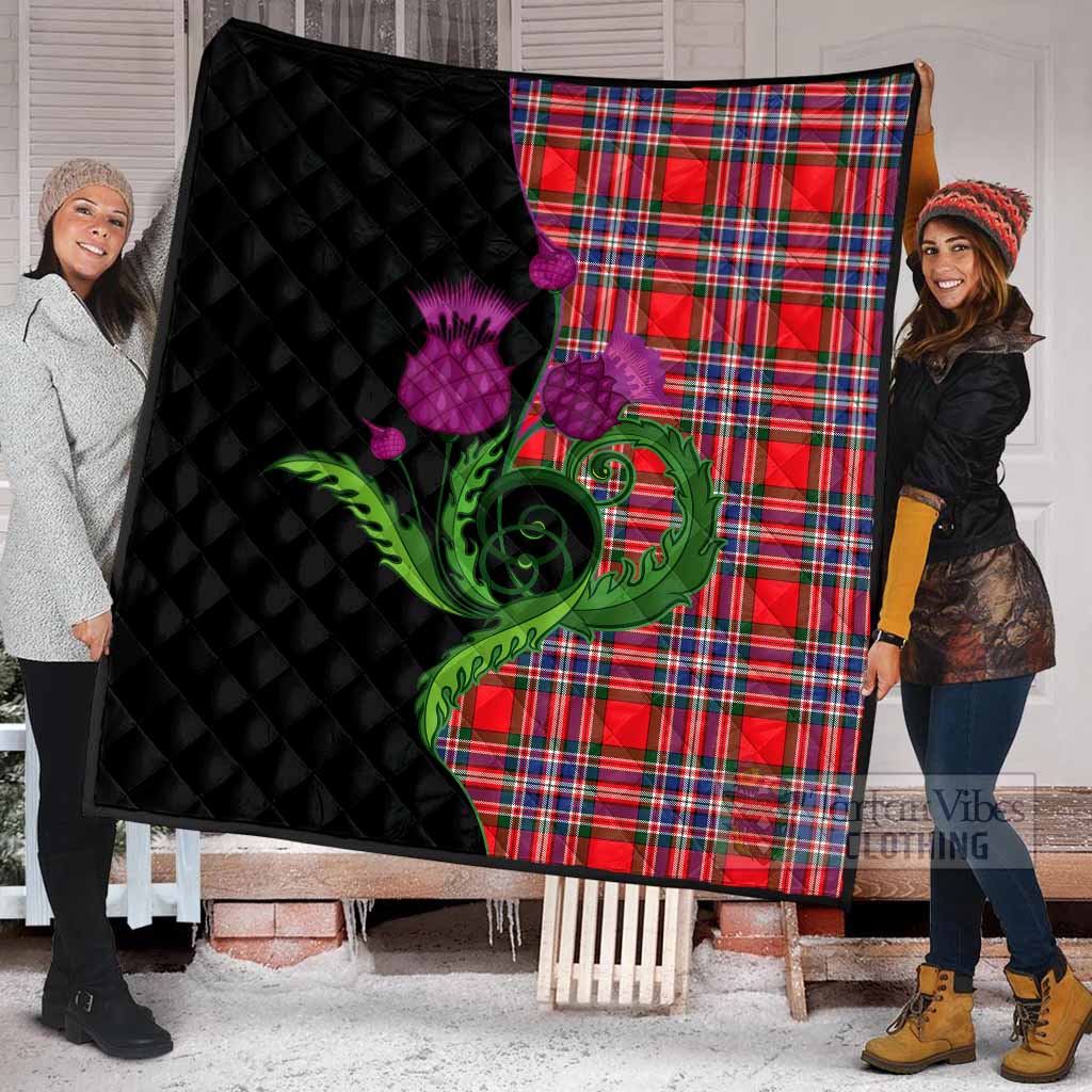 MacFarlane (McFarlane) Tartan Premium Quilt Traditional Scottish Thistle - Tartan Vibes Clothing