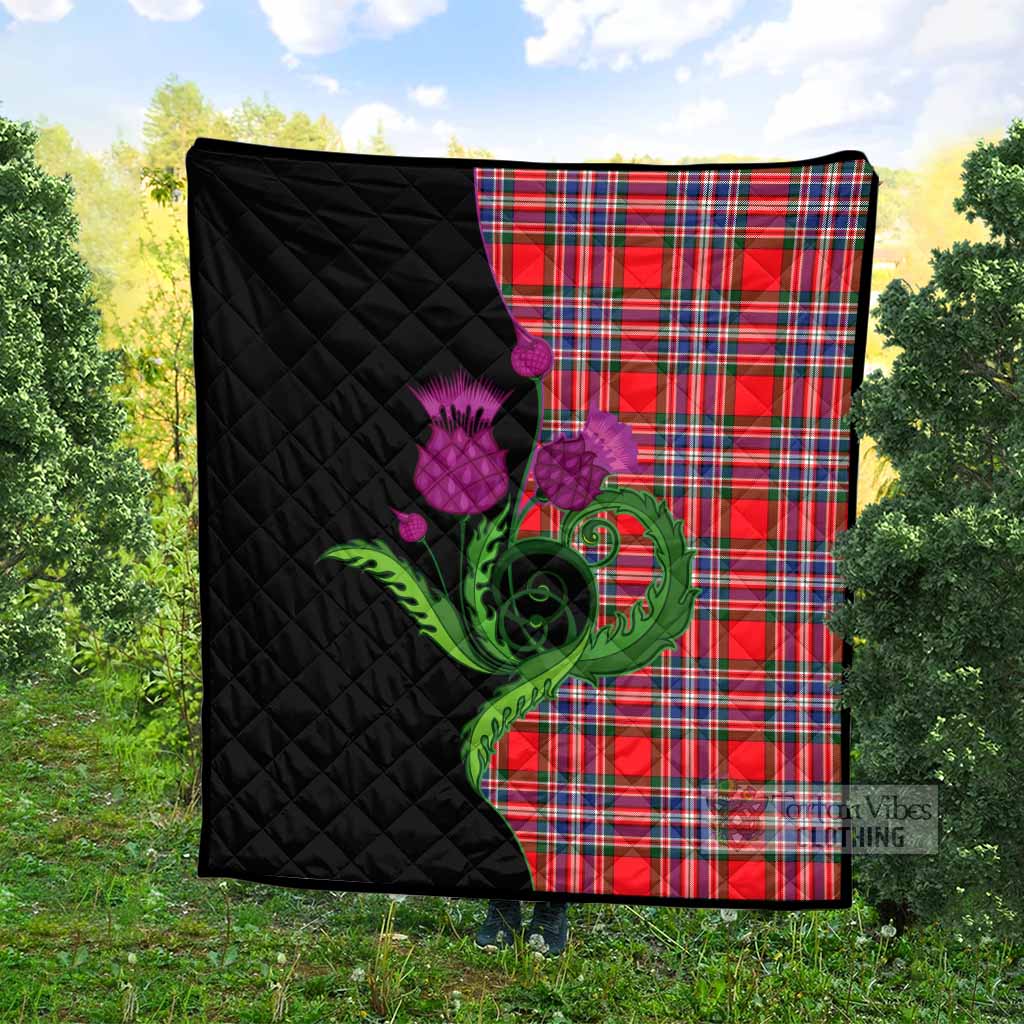 MacFarlane (McFarlane) Tartan Premium Quilt Traditional Scottish Thistle - Tartan Vibes Clothing