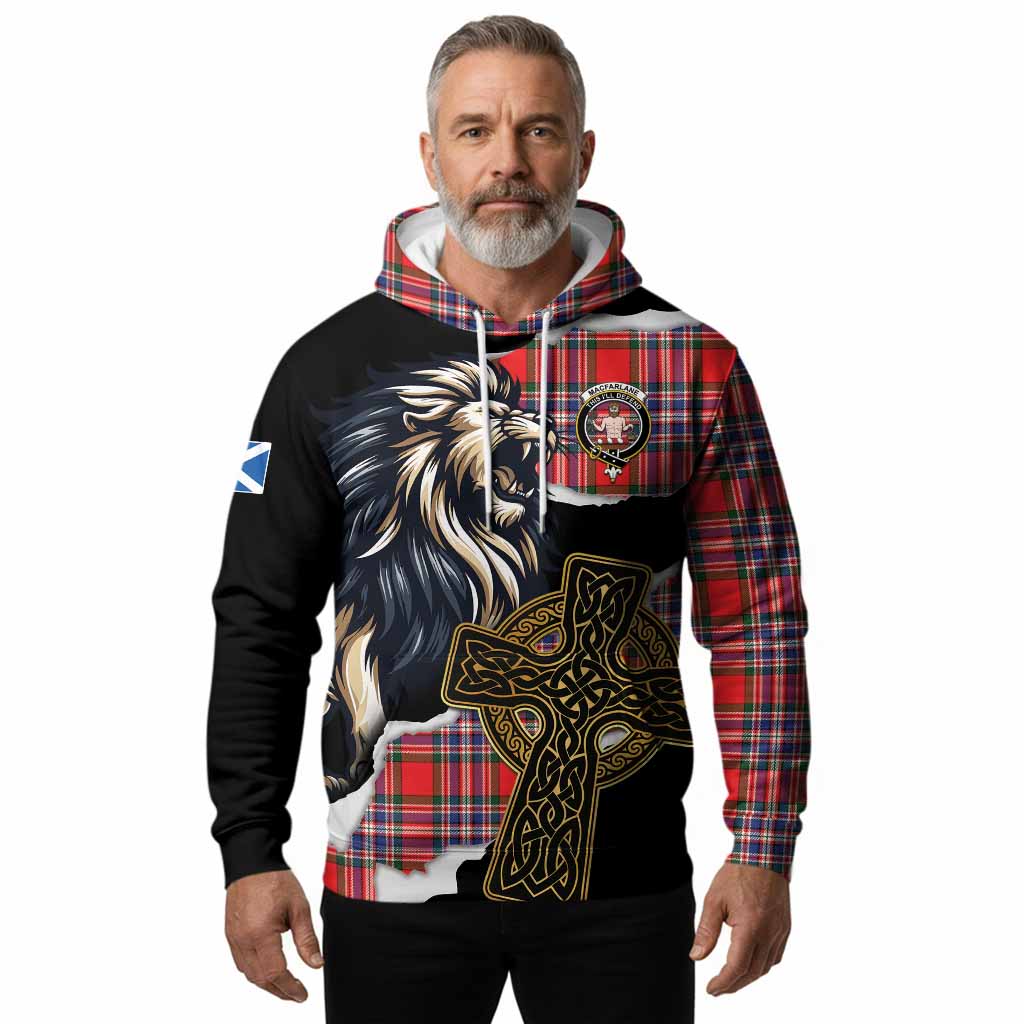 MacFarlane (McFarlane) Tartan Scottish Hoodie Lion Celtic Heritage