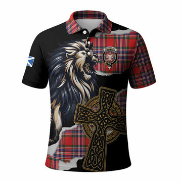 MacFarlane (McFarlane) Tartan Scottish Polo Shirt Lion Celtic Heritage