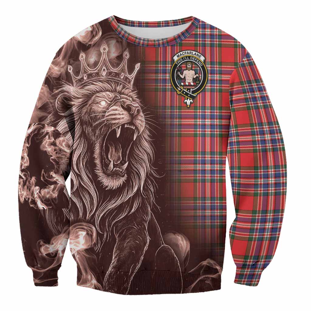 MacFarlane (McFarlane) Tartan Sweatshirt Roaring Lion Heritage