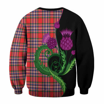 MacFarlane (McFarlane) Tartan Sweatshirt Traditional Scottish Thistle