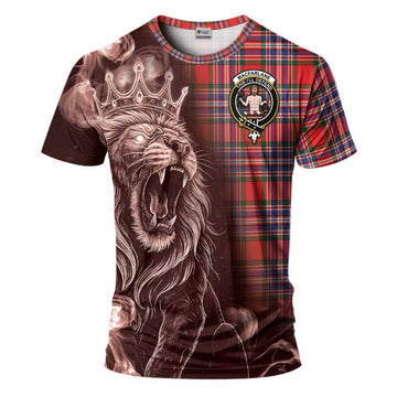 MacFarlane (McFarlane) Tartan T-Shirt Roaring Lion Heritage