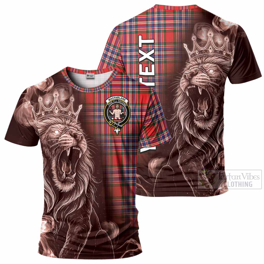 MacFarlane (McFarlane) Tartan T-Shirt Roaring Lion Heritage