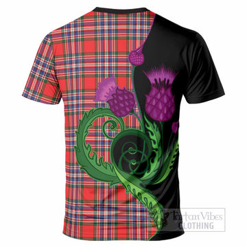 MacFarlane (McFarlane) Tartan T-Shirt Traditional Scottish Thistle