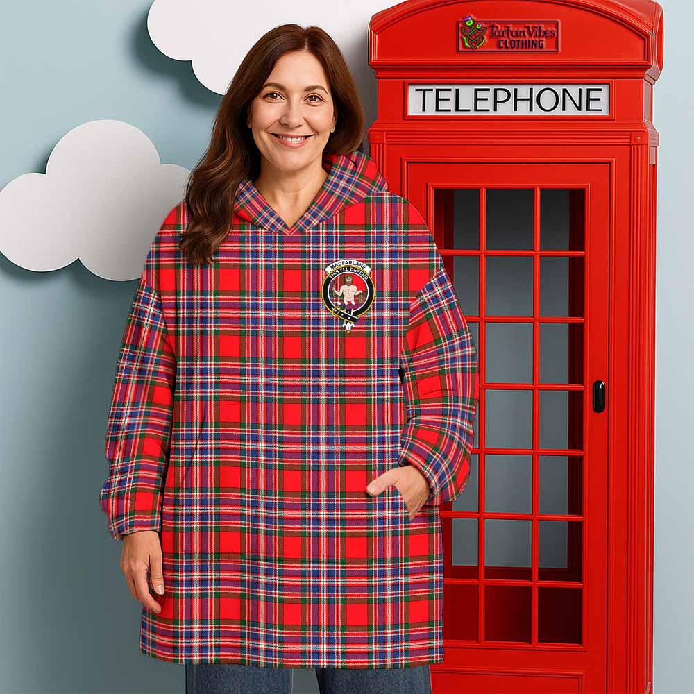 MacFarlane (McFarlane) Tartan Wearable Blanket with Family Crest - Tartan Vibes Clothing