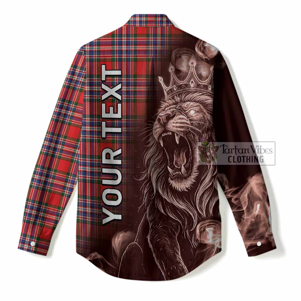 MacFarlane (McFarlane) Tartan Women Casual Shirt Roaring Lion Heritage