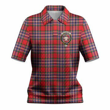 MacFarlane (McFarlane) Tartan Women’s Polo Sweater Top with Family Crest