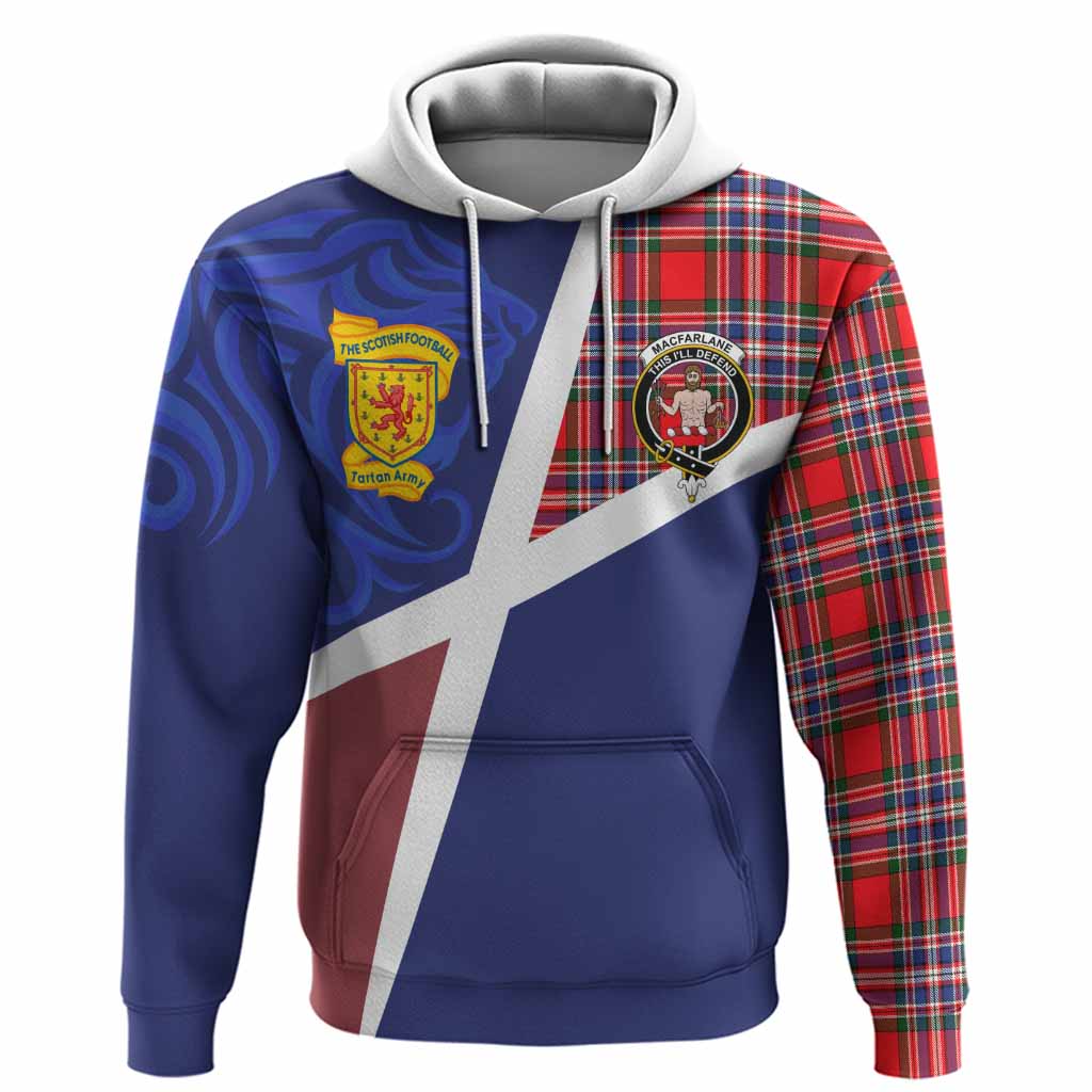 MacFarlane (McFarlane) The Scottish Football Crest Hoodie Lion-Tartan Army