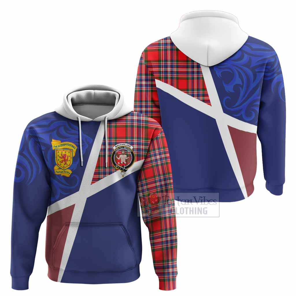 MacFarlane (McFarlane) The Scottish Football Crest Hoodie Lion-Tartan Army
