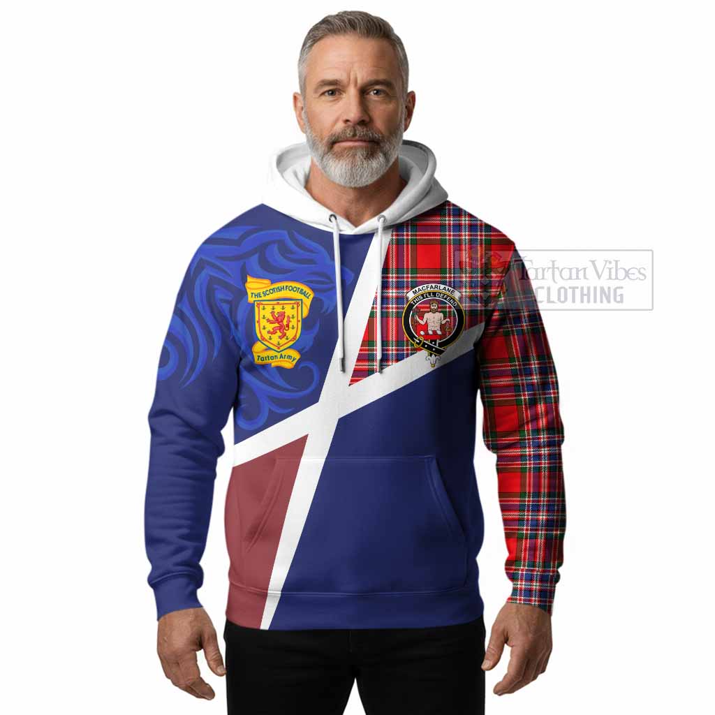 MacFarlane (McFarlane) The Scottish Football Crest Hoodie Lion-Tartan Army