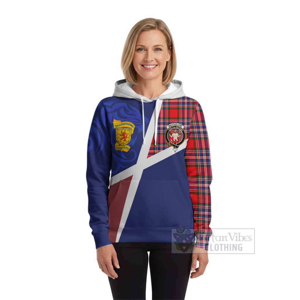 MacFarlane (McFarlane) The Scottish Football Crest Hoodie Lion-Tartan Army