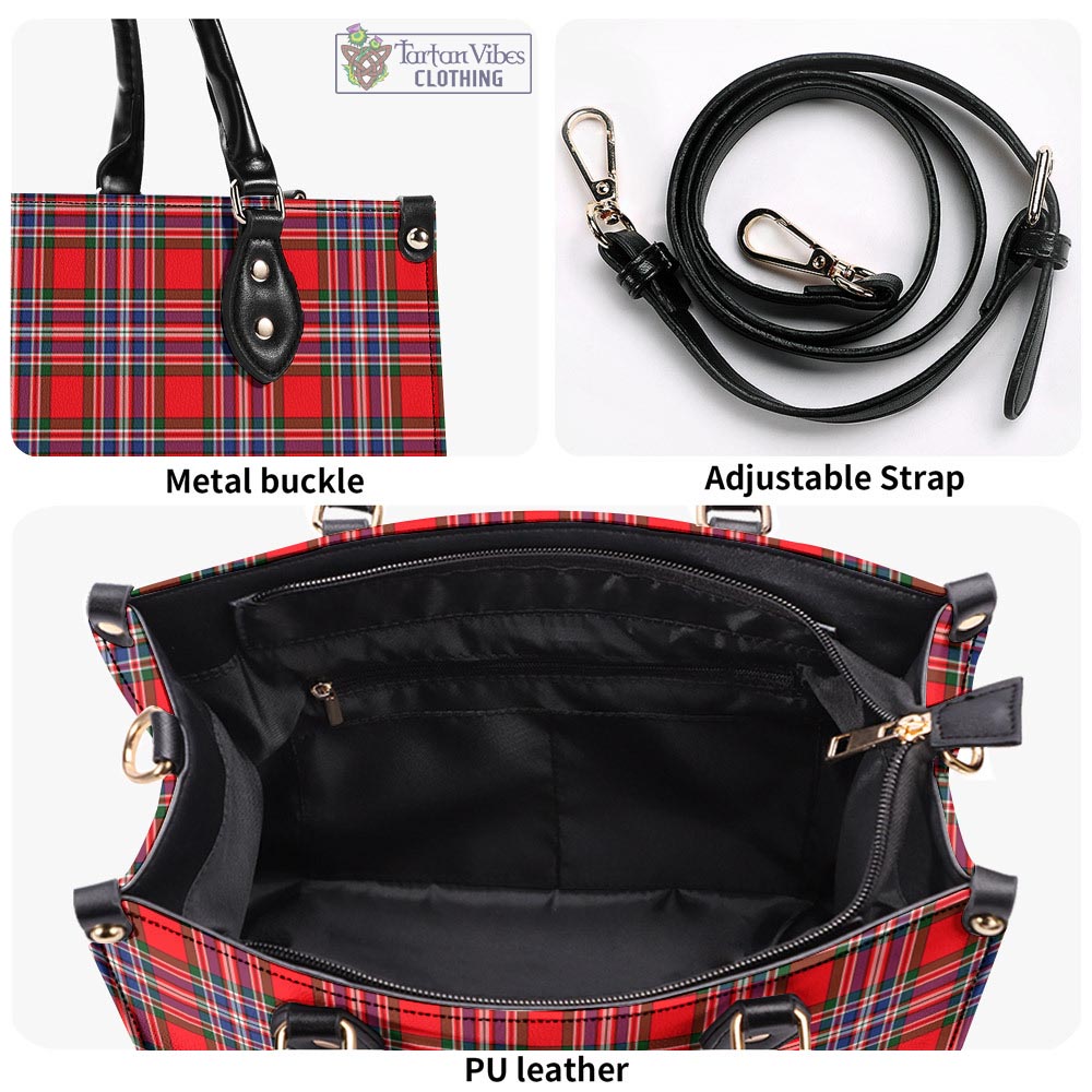 Tartan Vibes Clothing MacFarlane Modern Tartan Luxury Leather Handbags