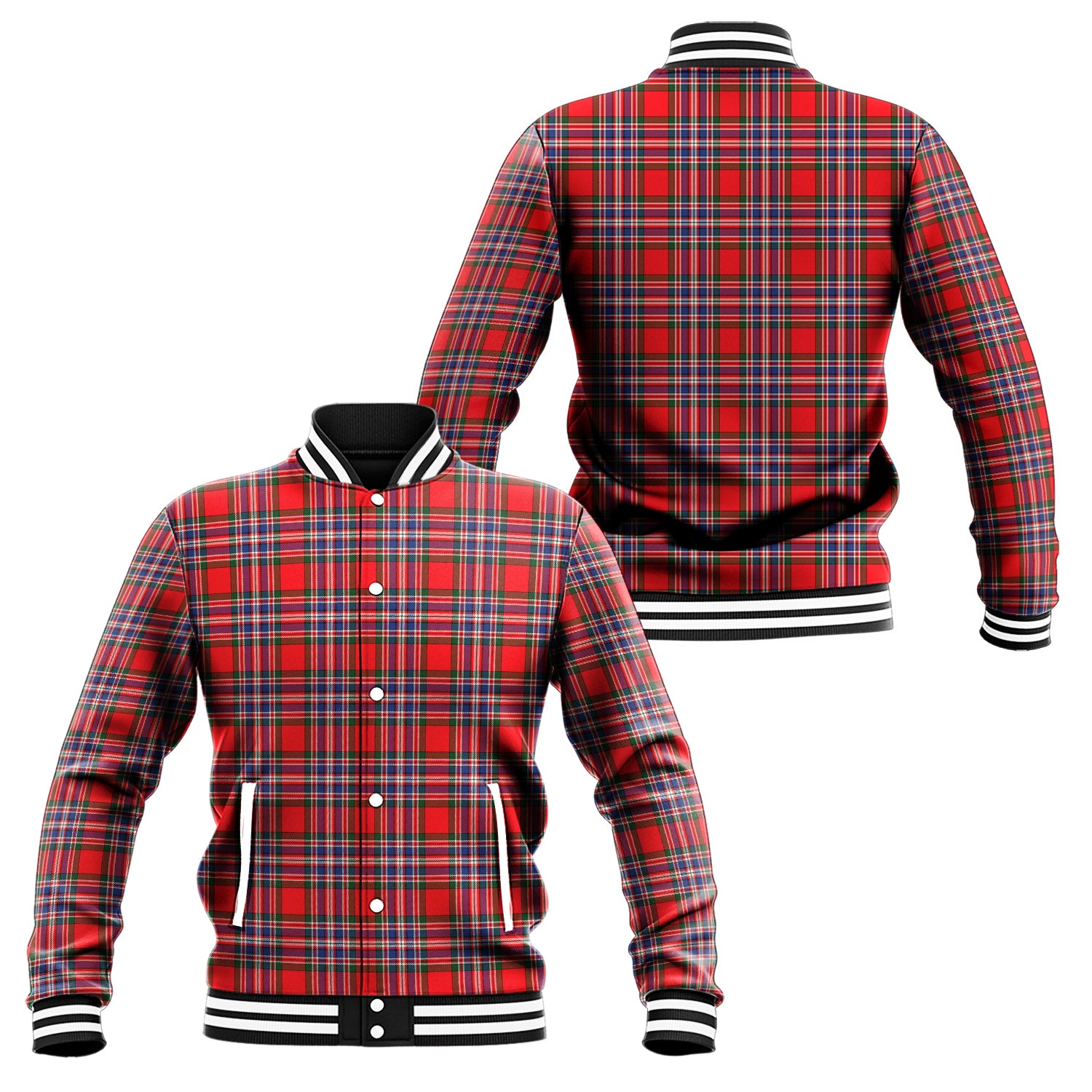 MacFarlane (McFarlane) Tartan Baseball Jacket Unisex - Tartan Vibes Clothing