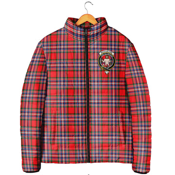 MacFarlane (McFarlane) Tartan Padded Jacket with Family Crest