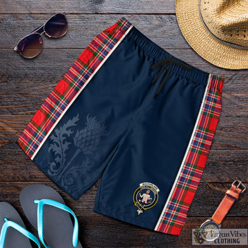 MacFarlane Modern Tartan Men's Shorts with Family Crest and Scottish Thistle Vibes Sport Style