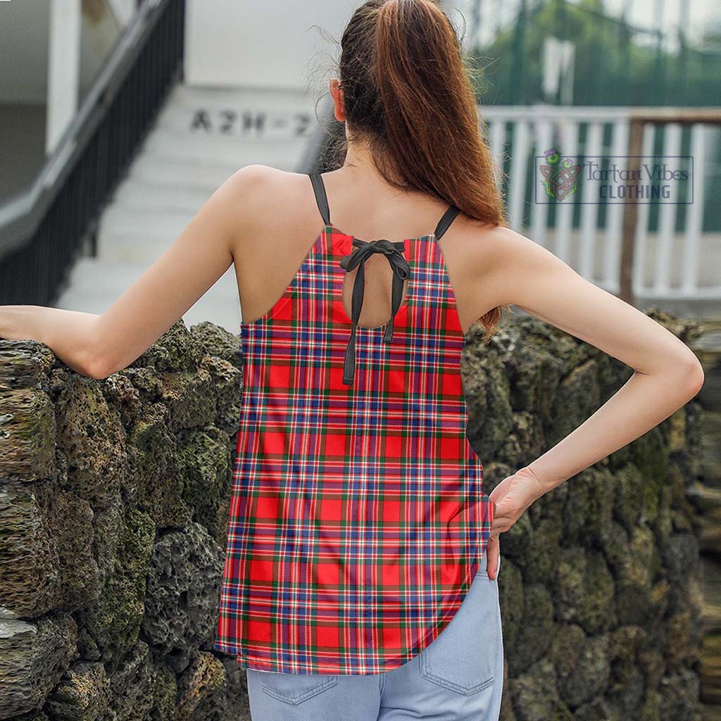Tartan Vibes Clothing MacFarlane Modern Tartan Loose Halter Neck Camisole