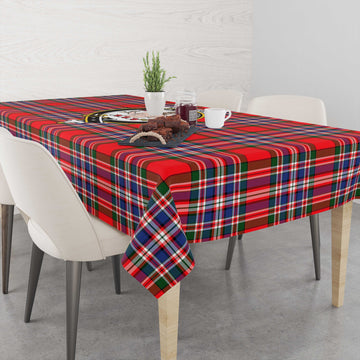 MacFarlane Modern Tatan Tablecloth with Family Crest
