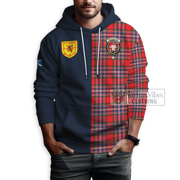 MacFarlane (McFarlane) Tartan Hoodie Alba with Scottish Lion Royal Arm Half Style