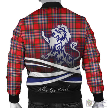MacFarlane (McFarlane) Tartan Bomber Jacket with Alba Gu Brath Regal Lion Emblem