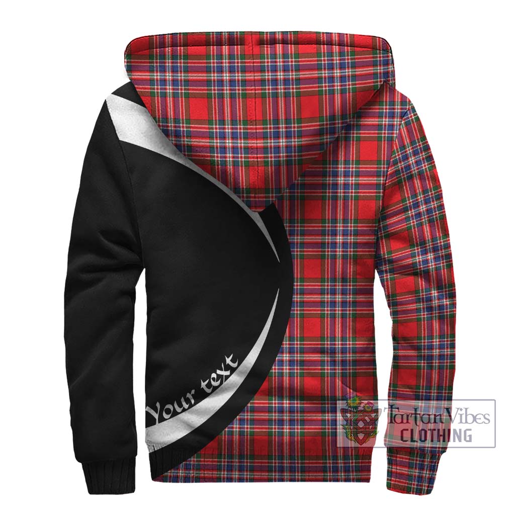 MacFarlane (McFarlane) Tartan Sherpa Hoodie with Family Crest Circle Style - Tartan Vibes Clothing