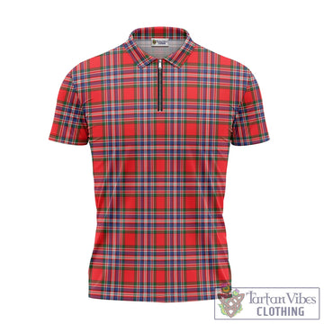 Tartan Vibes Clothing MacFarlane Modern Tartan Zipper Polo Shirt