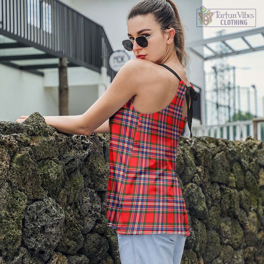 Tartan Vibes Clothing MacFarlane Modern Tartan Loose Halter Neck Camisole
