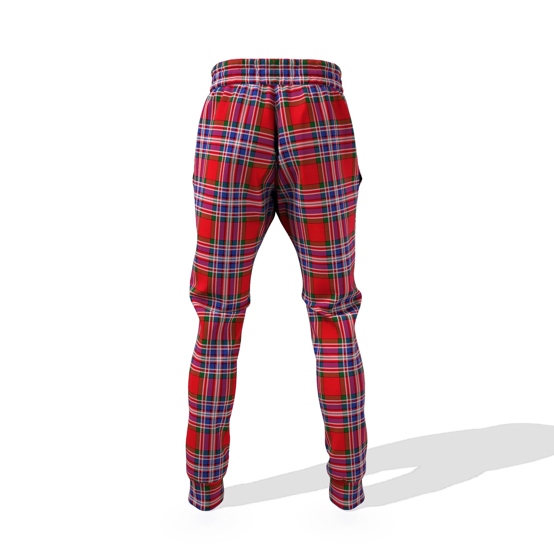 MacFarlane Modern Tartan Joggers Pants with Family Crest - Tartanvibesclothing