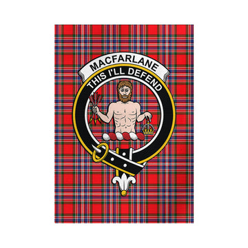 MacFarlane (McFarlane) Tartan Flag with Family Crest - Tartan Vibes Clothing