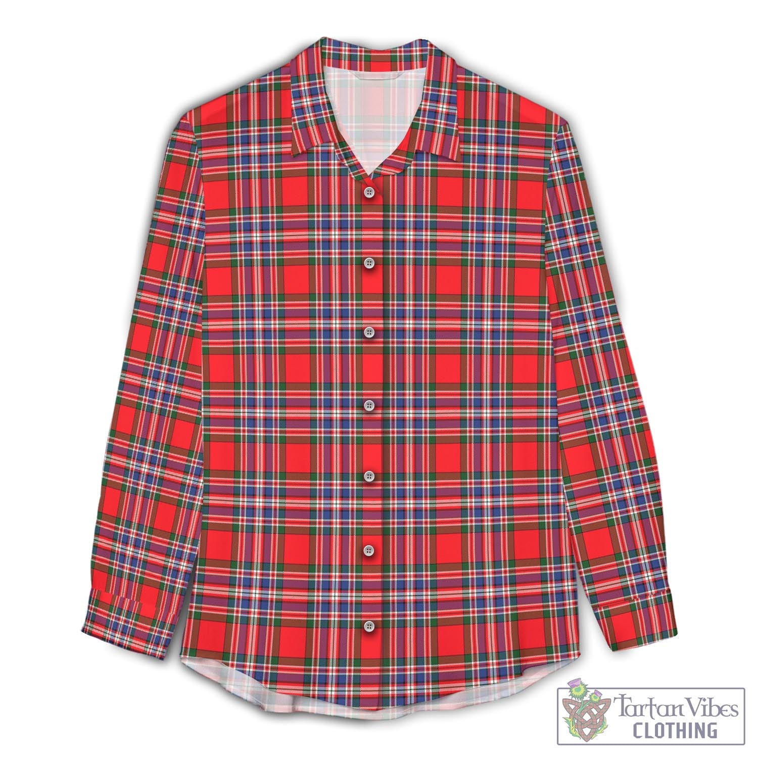 MacFarlane Modern Tartan Womens Casual Shirt