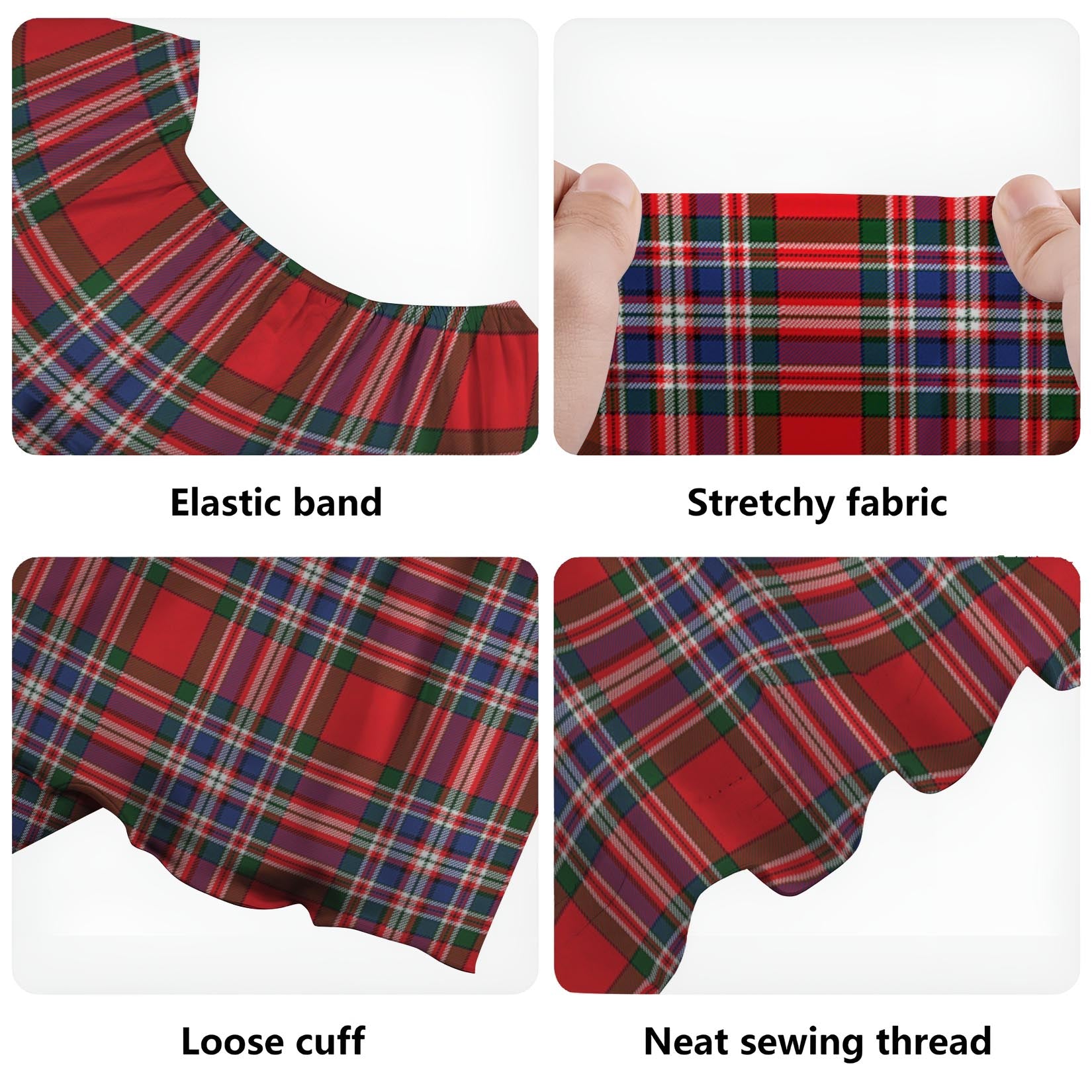 MacFarlane Modern Tartan Off Shoulder Long Dress - Tartanvibesclothing