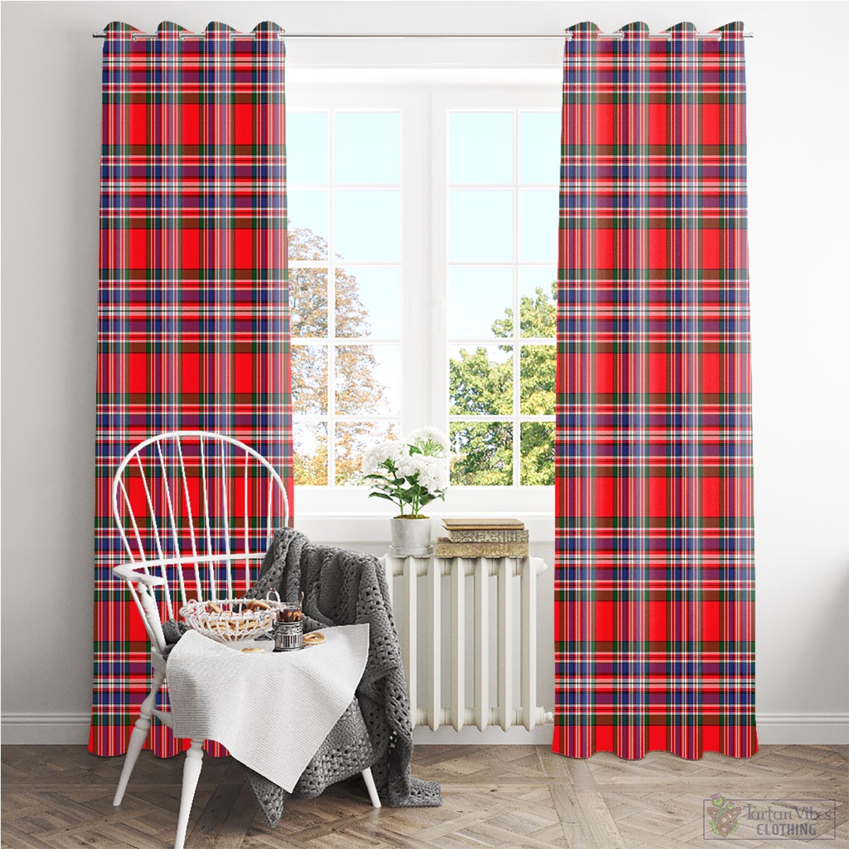 MacFarlane Modern Tartan Window Curtain