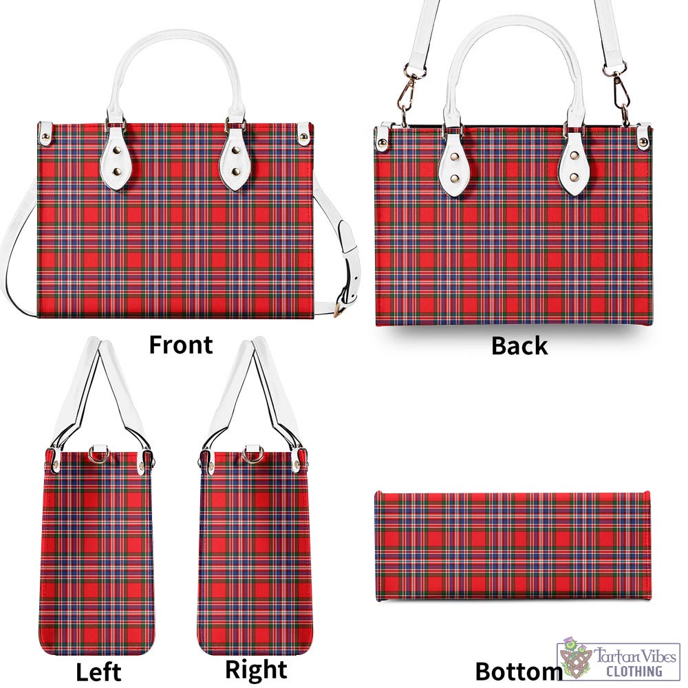 Tartan Vibes Clothing MacFarlane Modern Tartan Luxury Leather Handbags