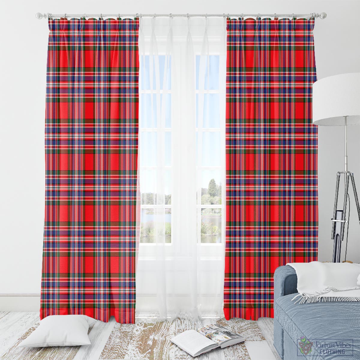 MacFarlane Modern Tartan Window Curtain