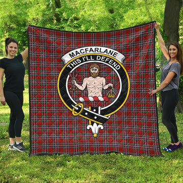macfarlane-red-tartan-quilt-with-family-crest